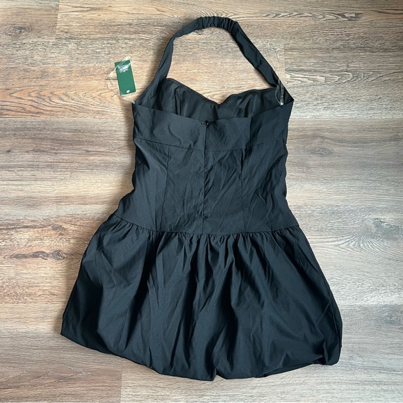 Women's Bubble Mini a-Line Dress - Wild Fable™ Black S - Picture 2 of 4